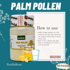 Bonballoon Shana Palm Pollen Powder close-up reveals fine texture ideal for mixing