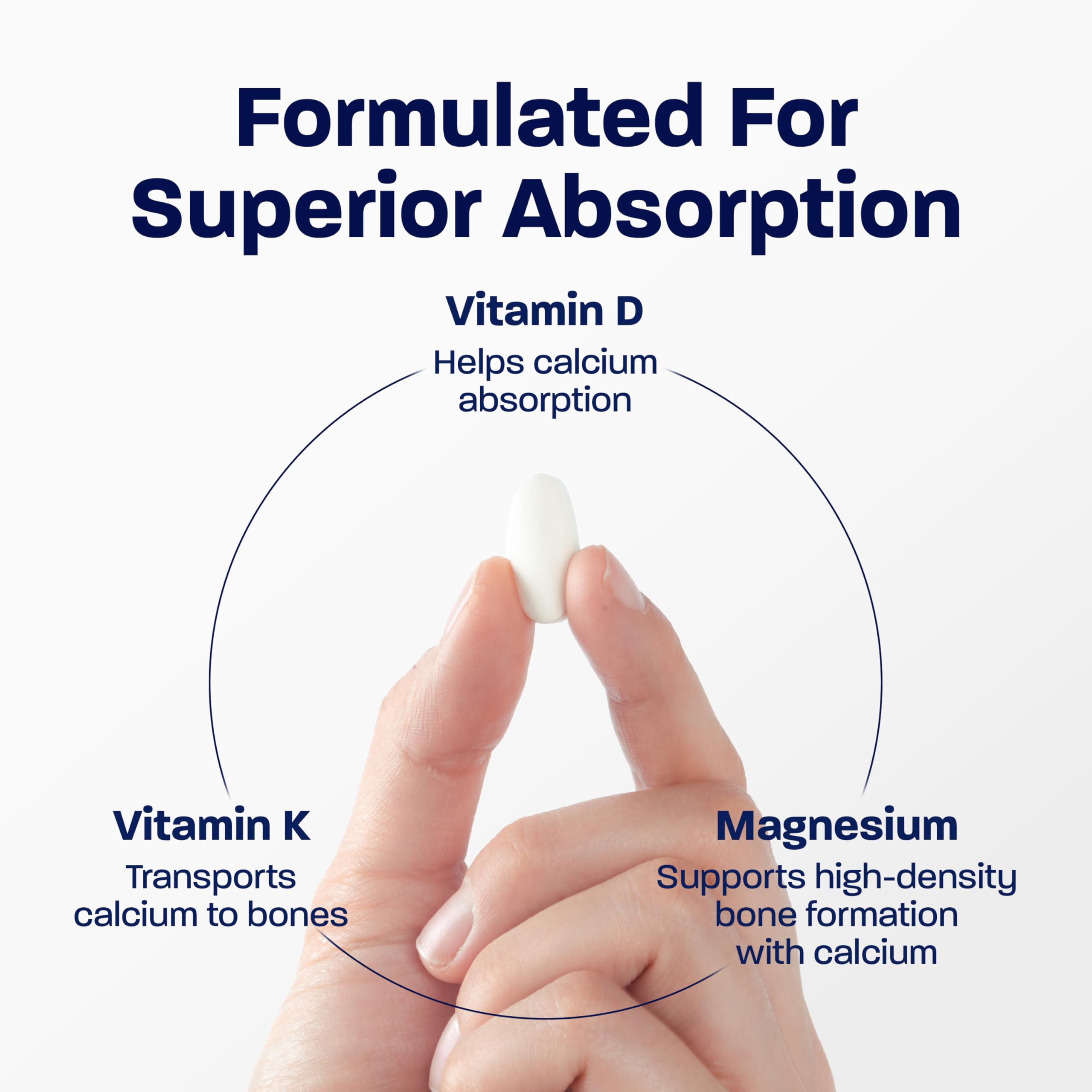 Calcium and magnesium support for stronger bones and joint resilience.