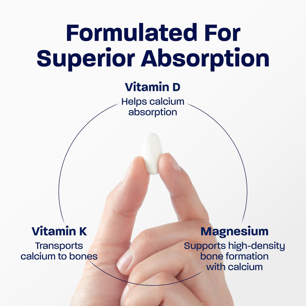 Calcium and magnesium support for stronger bones and joint resilience.
