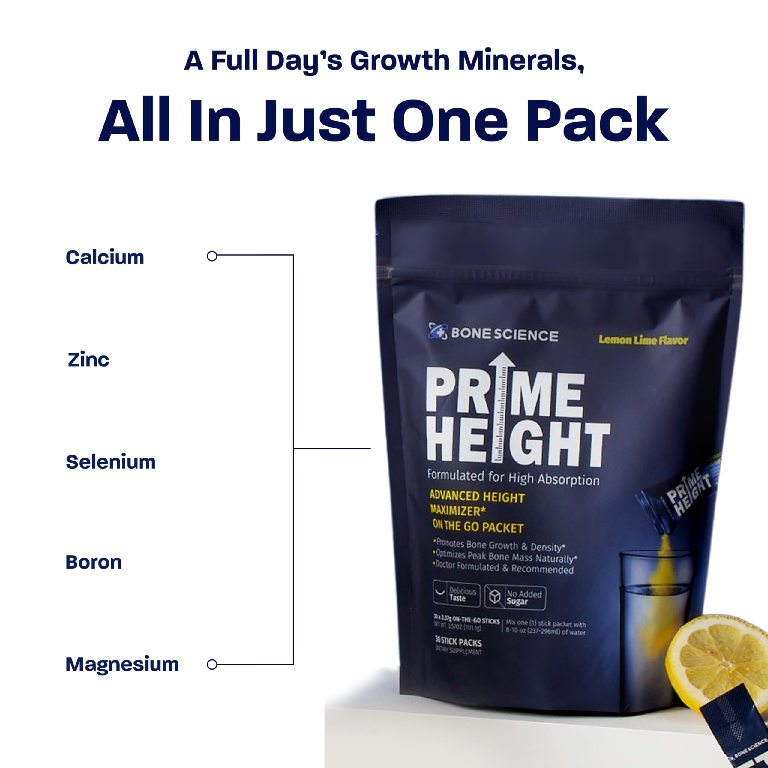 Bone Science Prime Height immune-boost formula supports daily wellness.