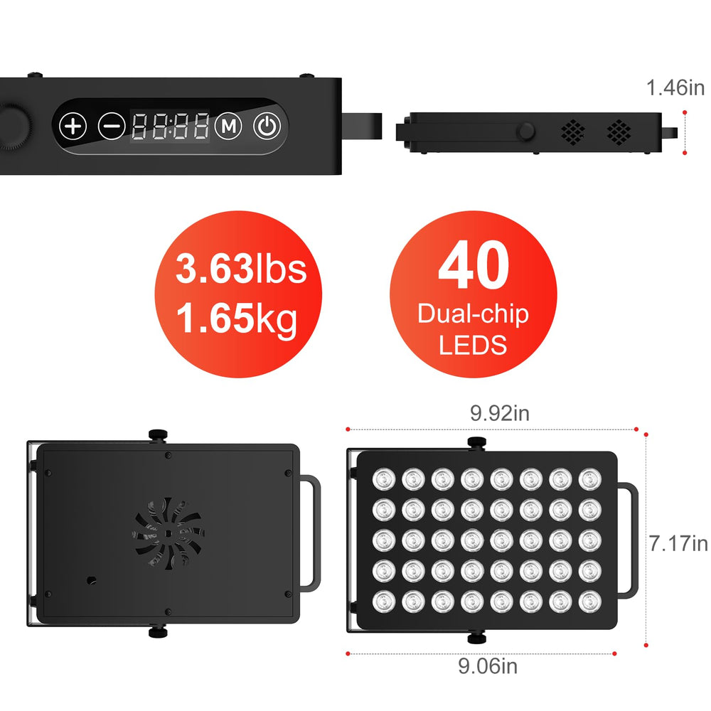 BONLIBRO BN-40 cooling fan ensures comfortable extended use.