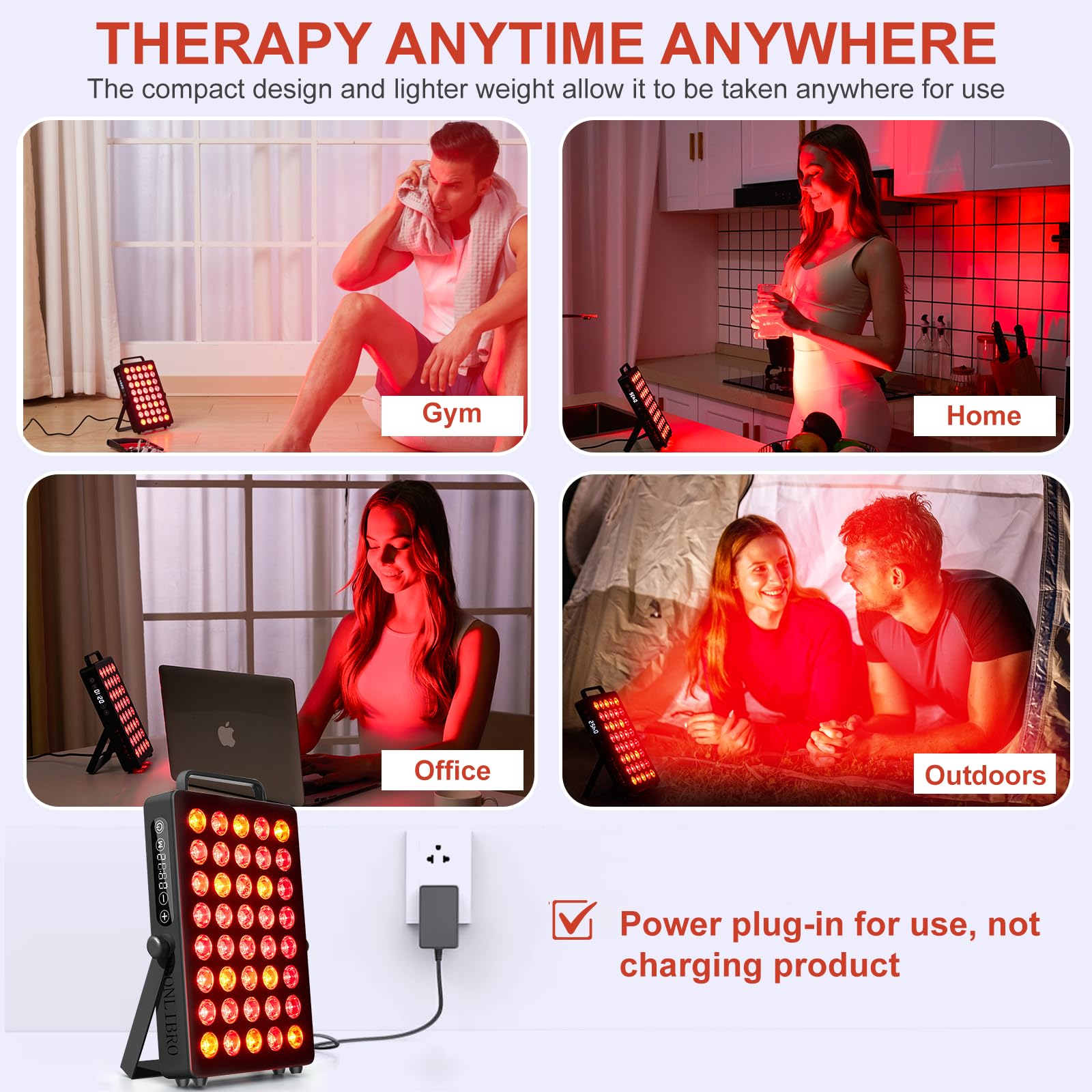 BONLIBRO BN-40 face-application demonstrates facial therapy use.