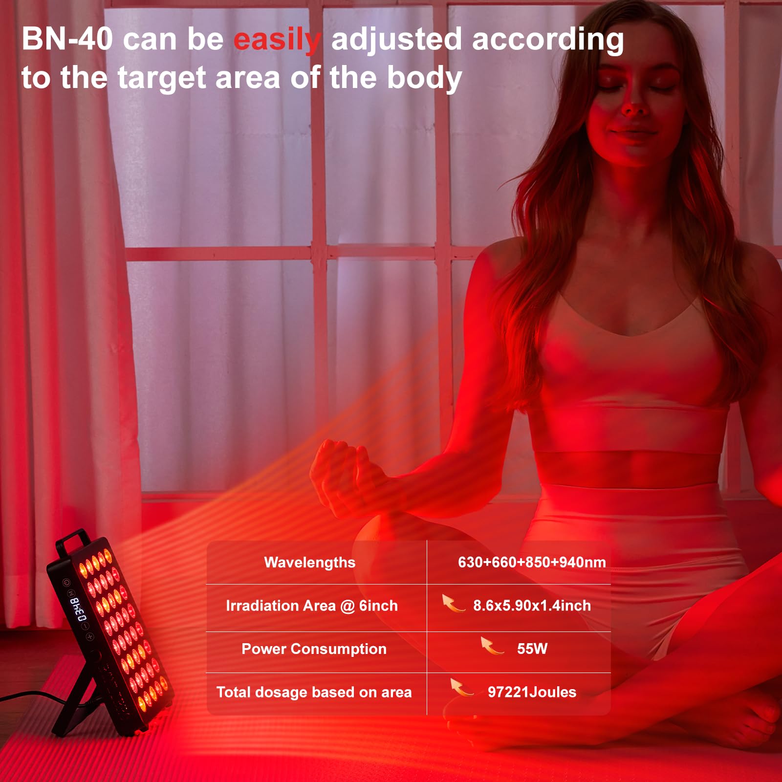 BONLIBRO BN-40 timer and display enable precise, programmable sessions.