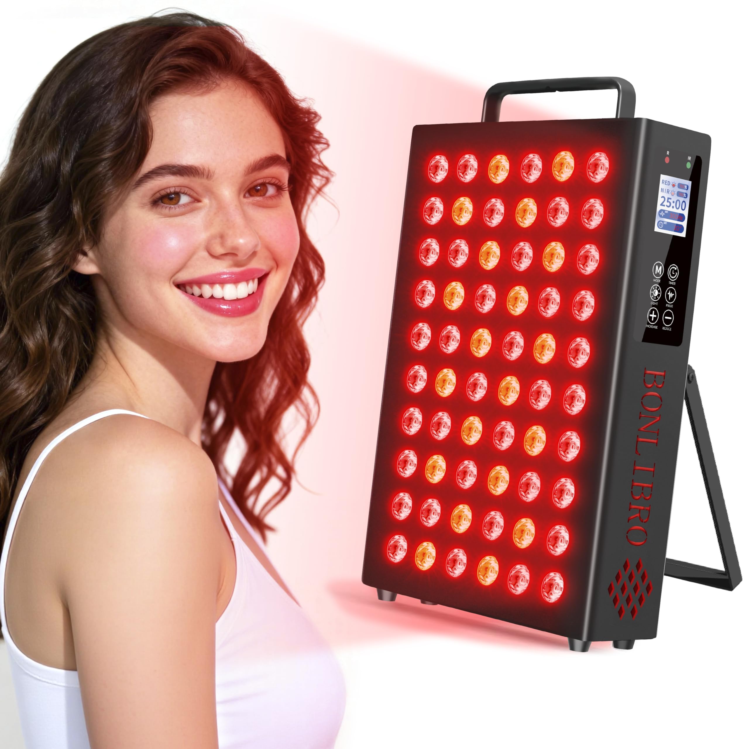 BONLIBRO red light therapy panel front view for home wellness