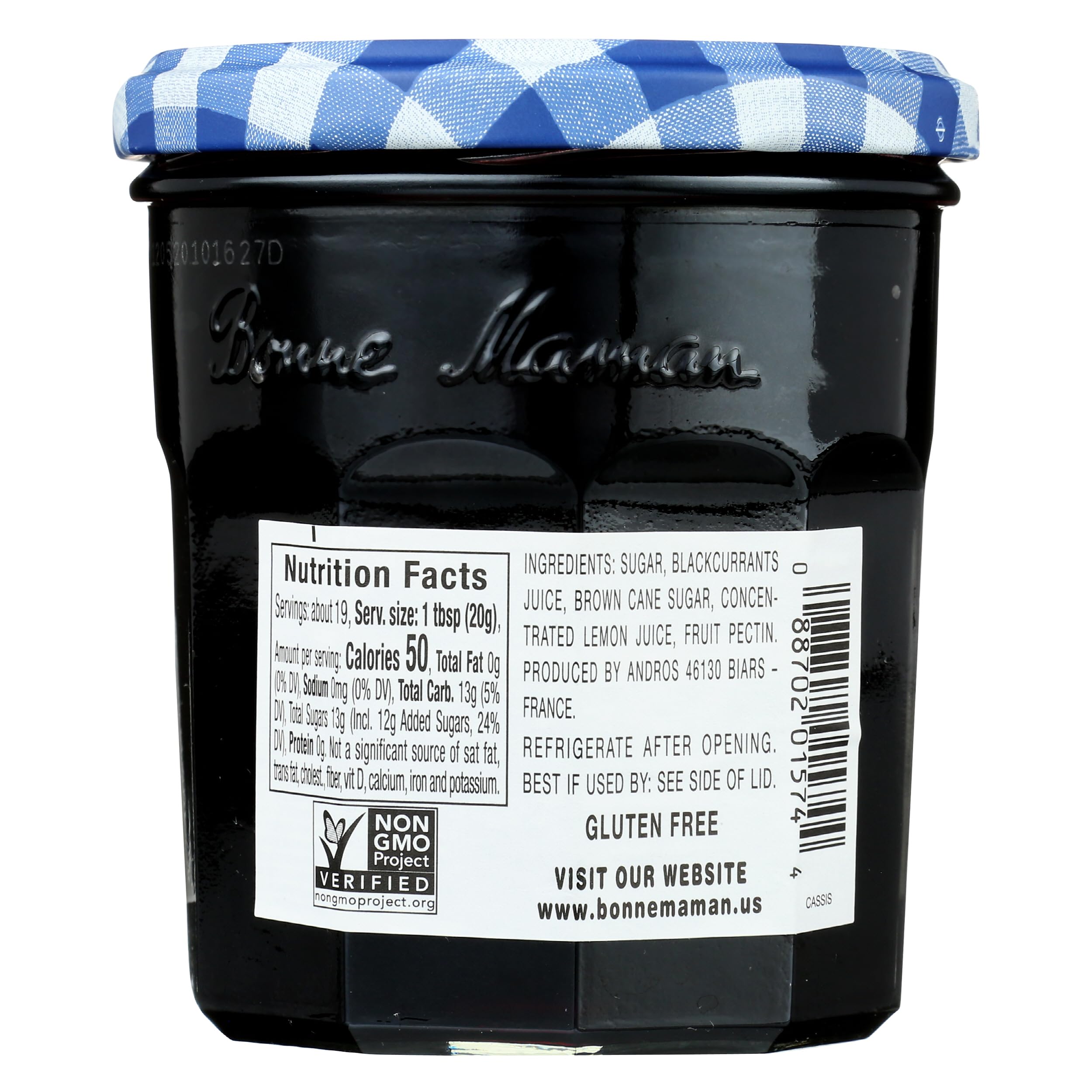 Bonne Maman Black Currant Jelly on toast ready to elevate breakfast flavor.