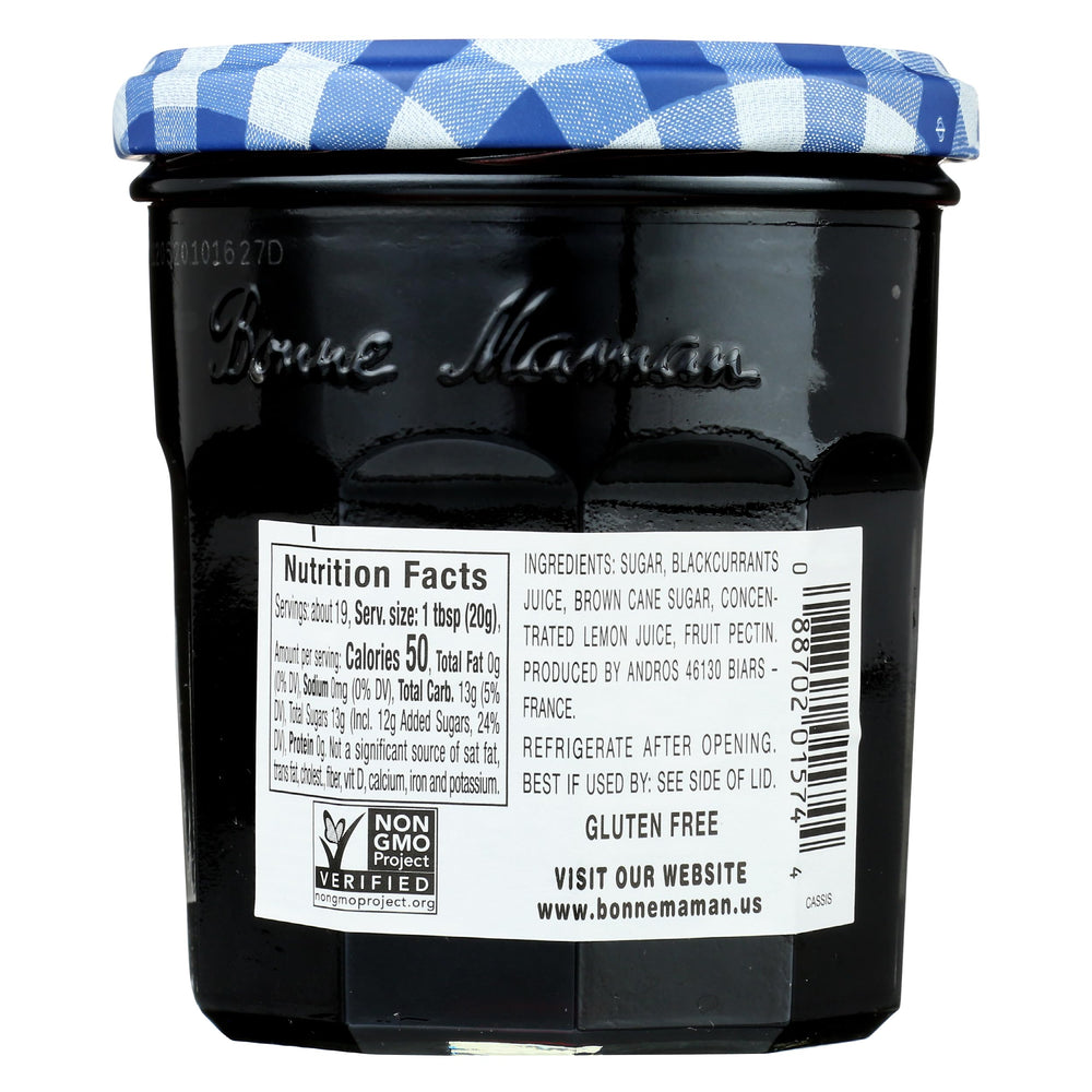 Bonne Maman Black Currant Jelly on toast ready to elevate breakfast flavor.