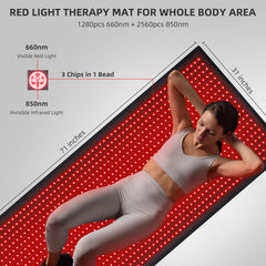 Bonodave red light therapy mat remote control for easy session customization