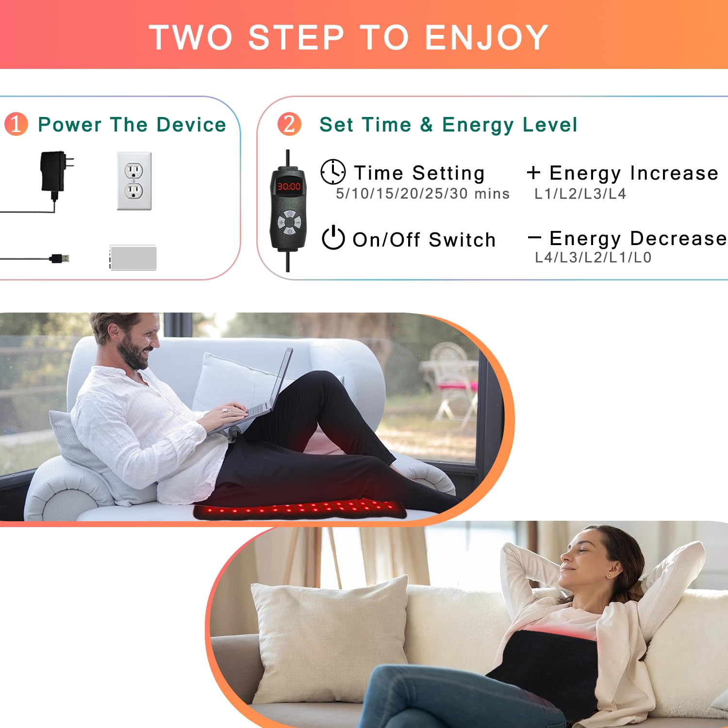 bonodave wide-area pad providing back and shoulders coverage