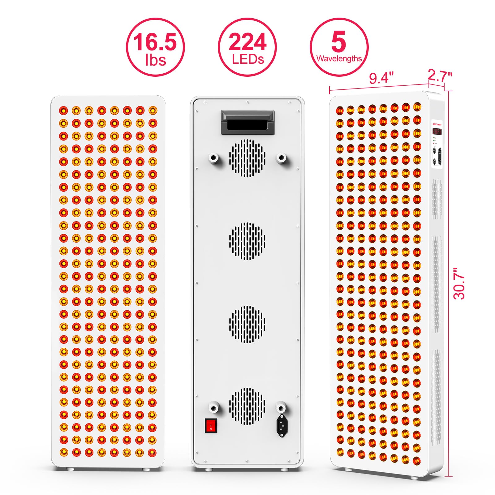 BONTANNY BO-1200 remote control enables easy session timing and adjustments.