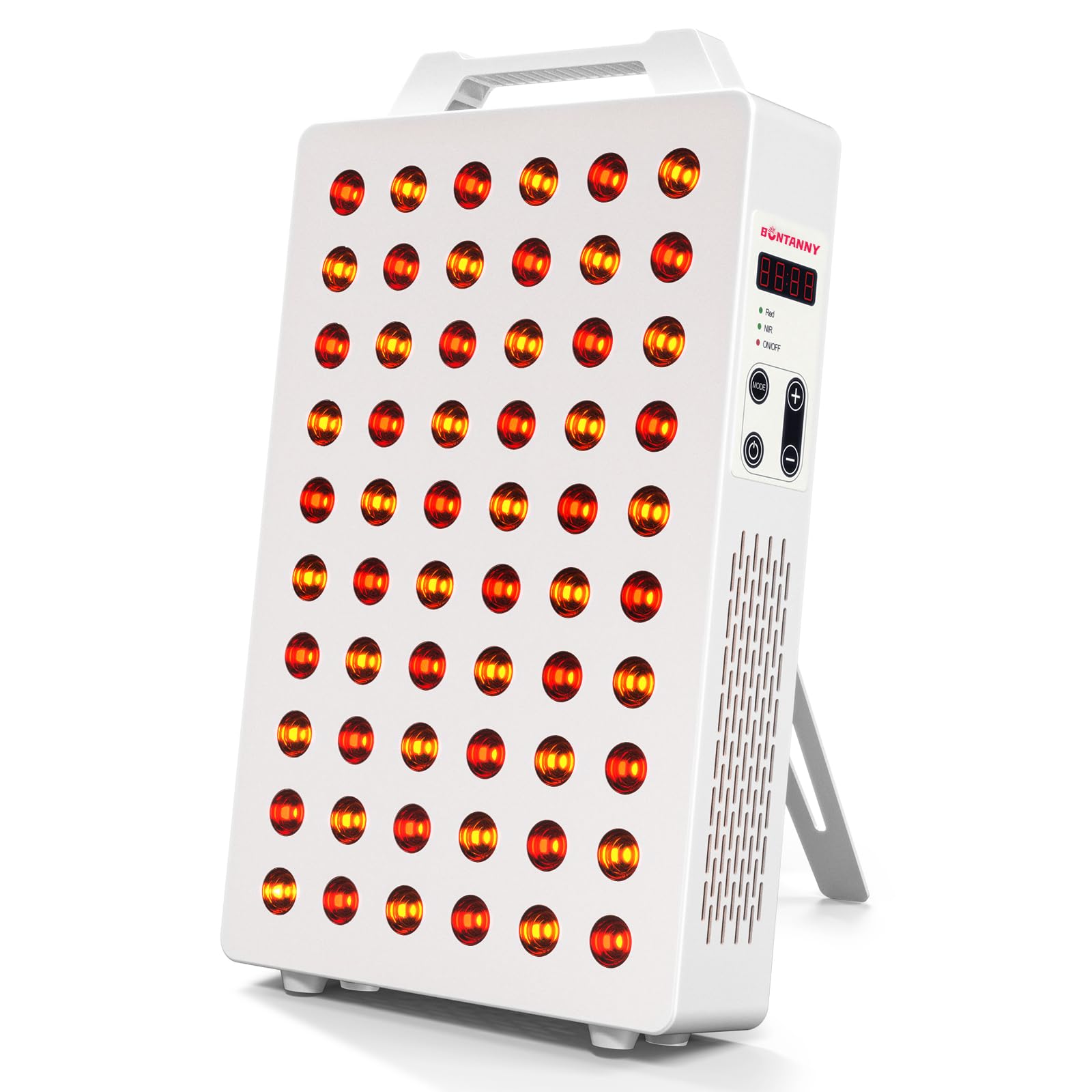 BONTANNY BO-300 red light therapy device on table for at-home pain relief.