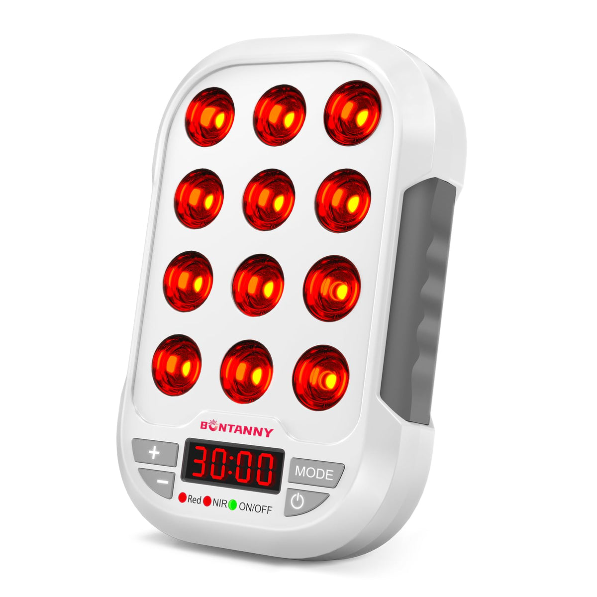 BONTANNY BO-60 close-up of triple LEDs for targeted red light therapy