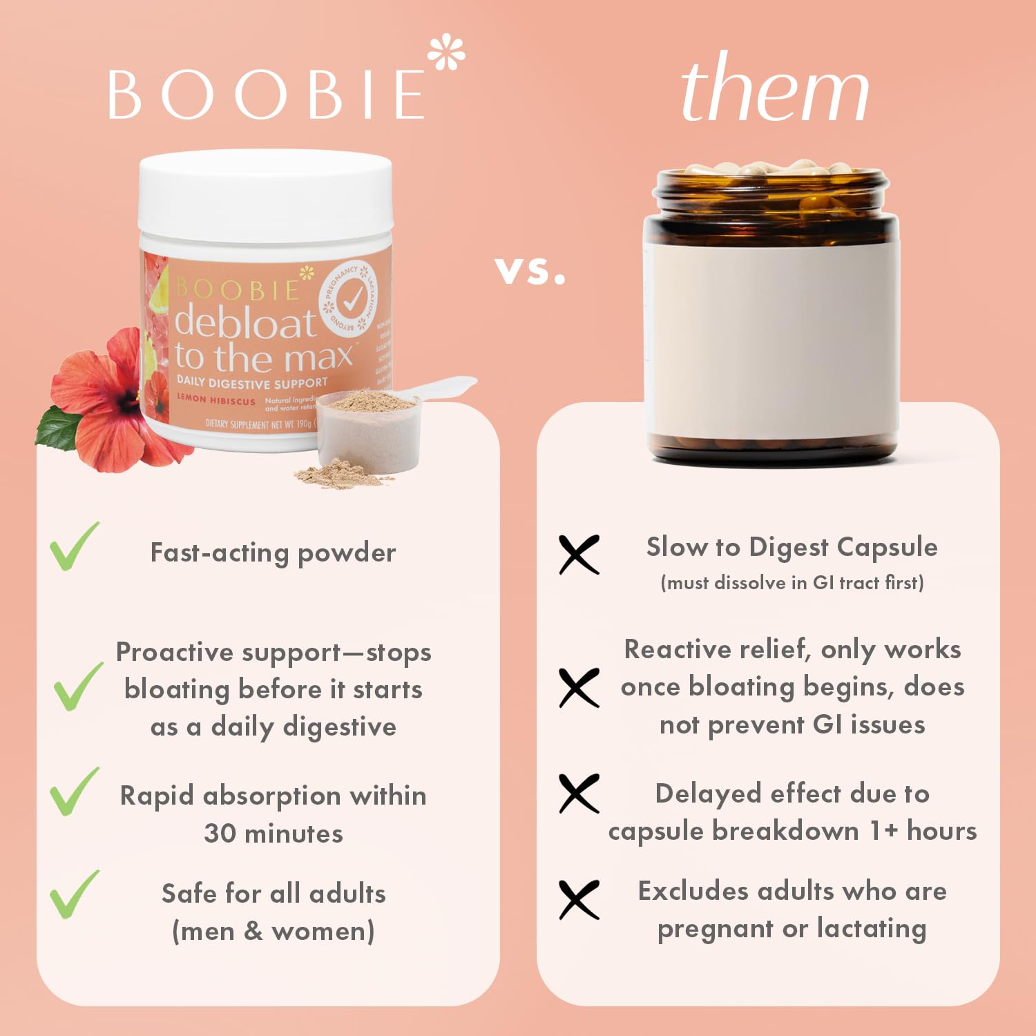 Boobie Debloat to the Max visual for health and wellness in family life.