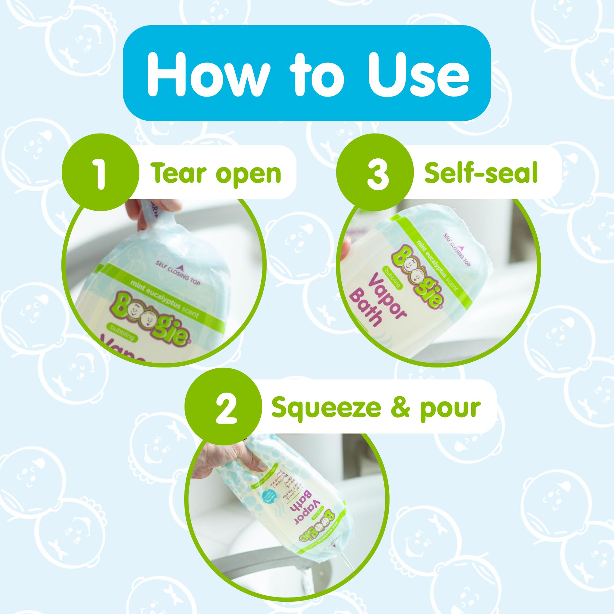 Boogie Kids bottle packaging demonstrates sustainability with reduced plastic usage.