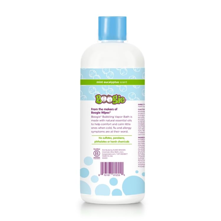 Boogie Kids Bubble Bath 18 oz pack of 2 ready for family bath time.
