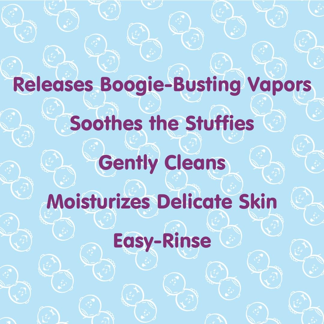 Boogie Kids Bubble Bath with plant extracts emphasizing oat-based soothing skin goodness.