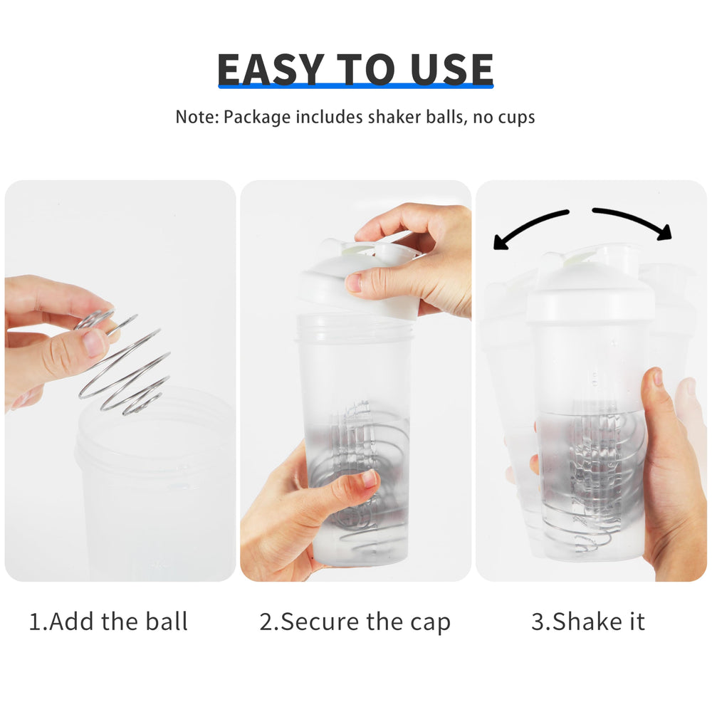 BooMetCheer stainless steel ball with 54mm diameter for fast mixing.