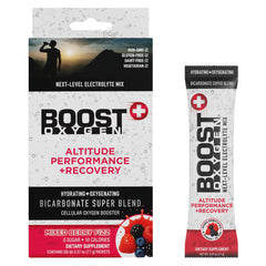 Boost Oxygen Next-Level Hydration Packet front view for on-the-go hydration