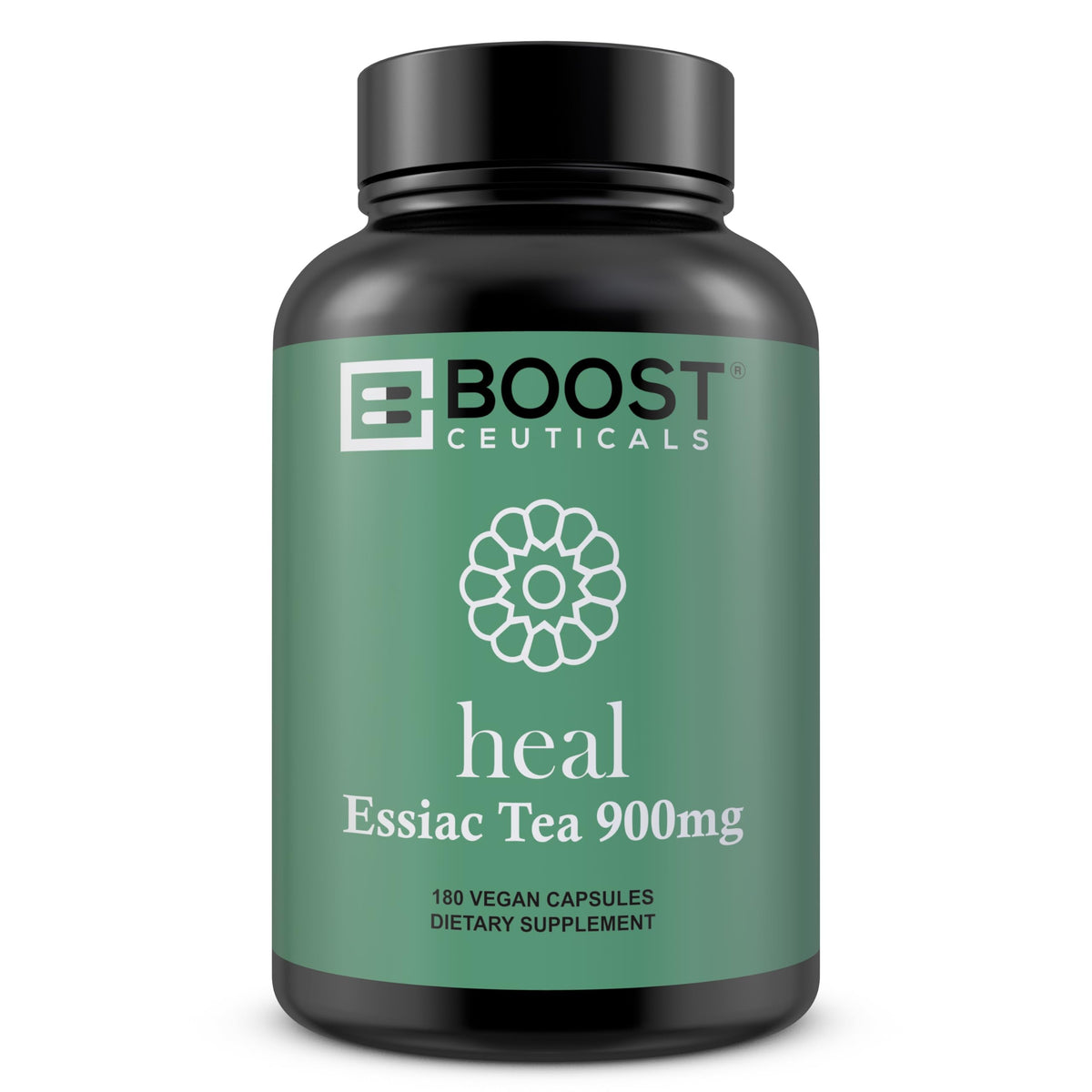 BoostCeuticals Essiac capsules bottle front view for daily immune support.