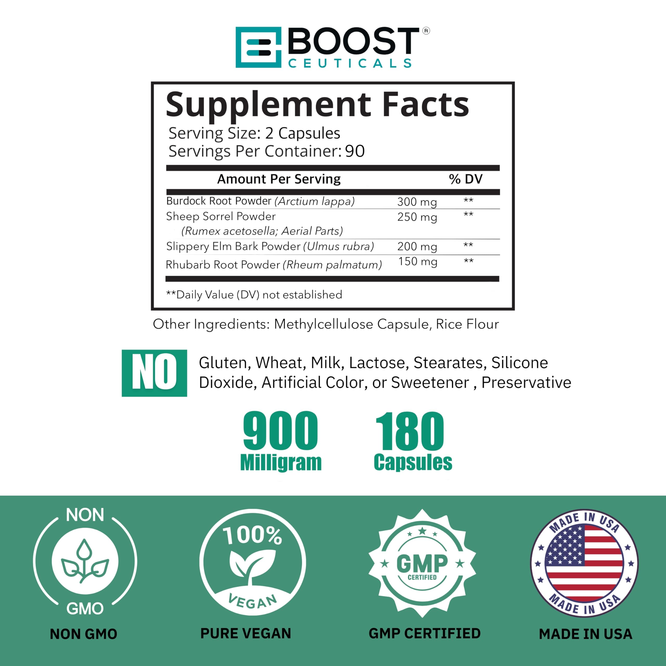 BoostCeuticals Essiac capsules cap close-up emphasizes quality and purity.