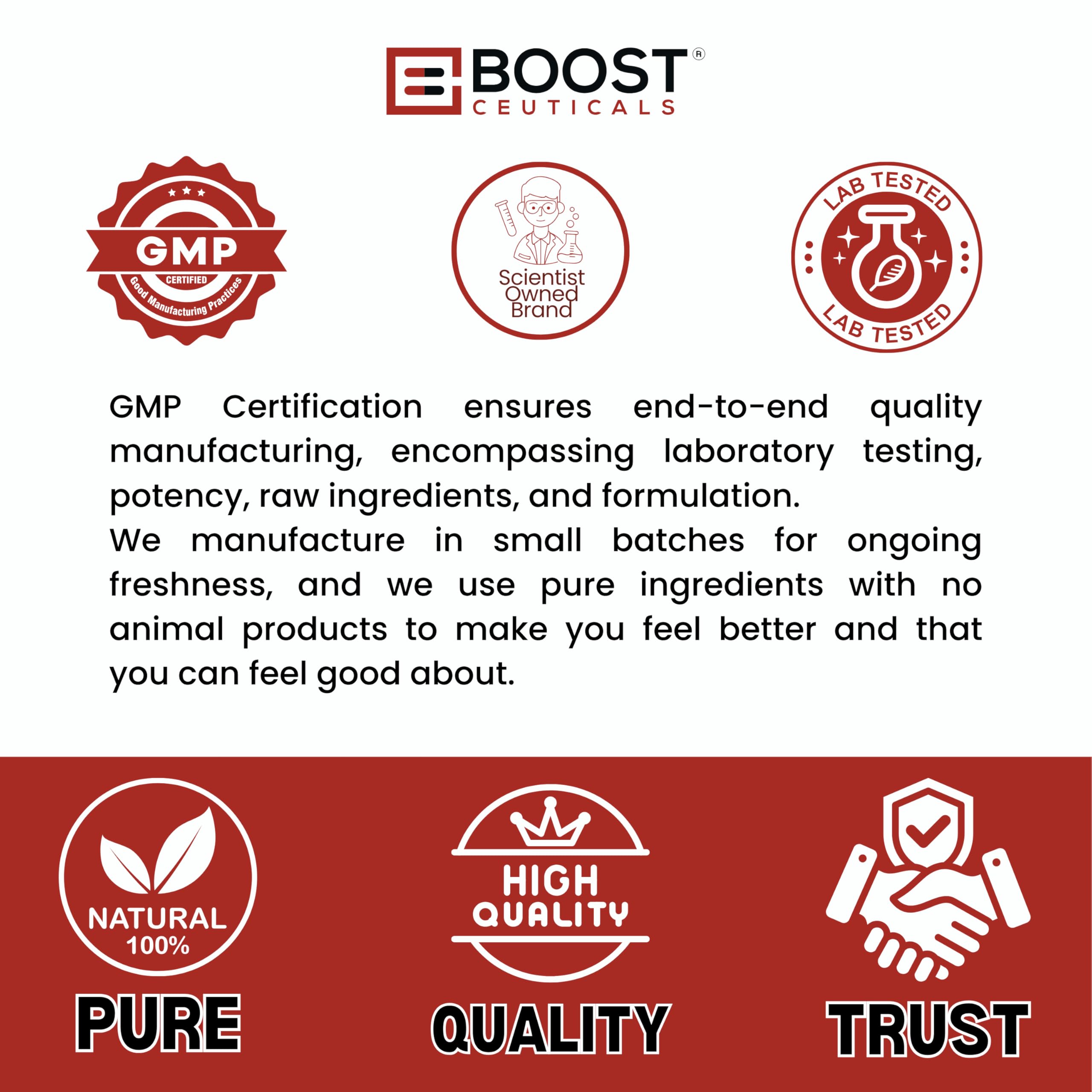 BoostCeuticals Ganoderma lucidum capsules pour demonstrates easy daily dosing