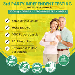Pouring nattokinase capsules from a BoostCeuticals bottle for daily use.