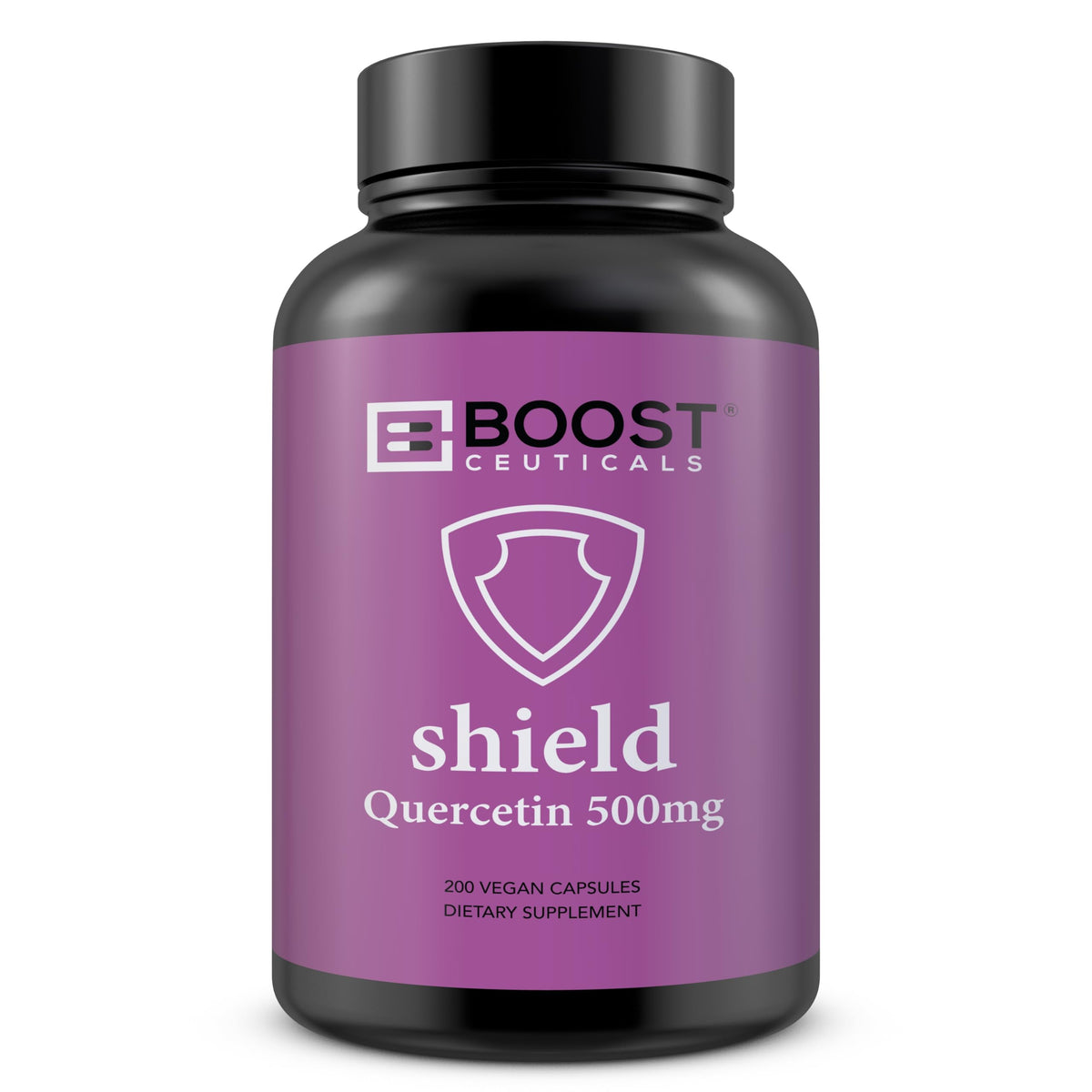 BoostCeuticals Quercetin bottle front view for daily immune support.