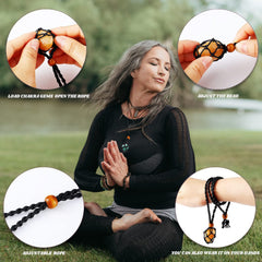 BORAMDO chakra necklace with orgone pendant supports spiritual well being.