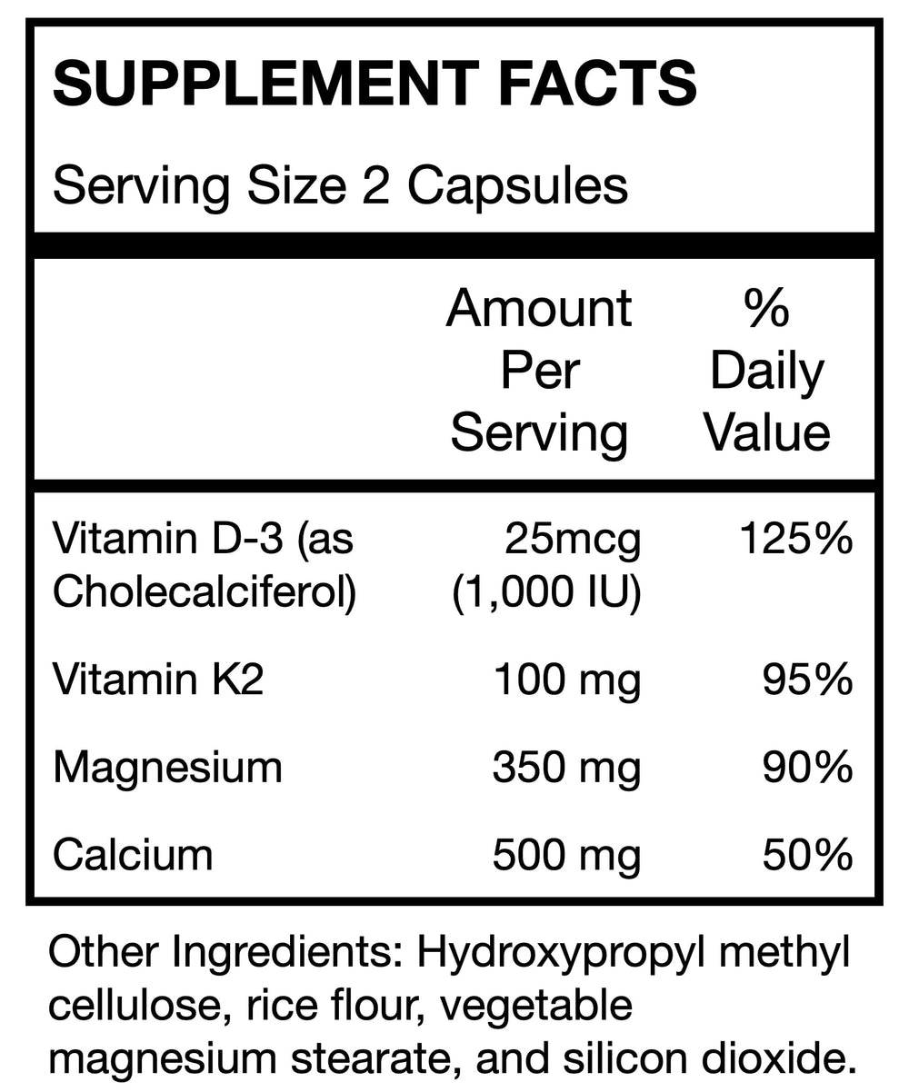 Bordin Health calcium D3 K2 magnesium blend visual for joint support