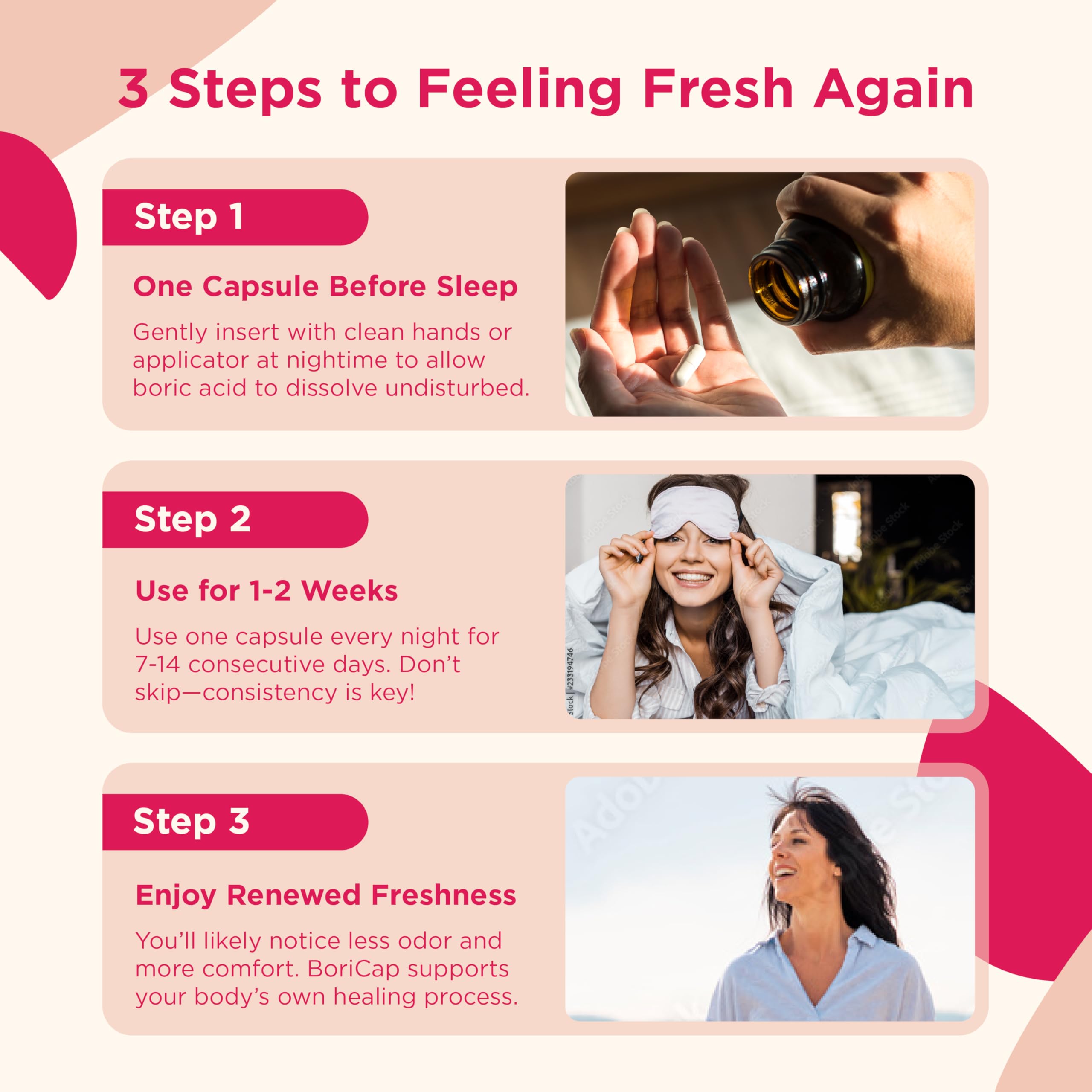 BoriCap label on box communicates 600 mg dosage for support.