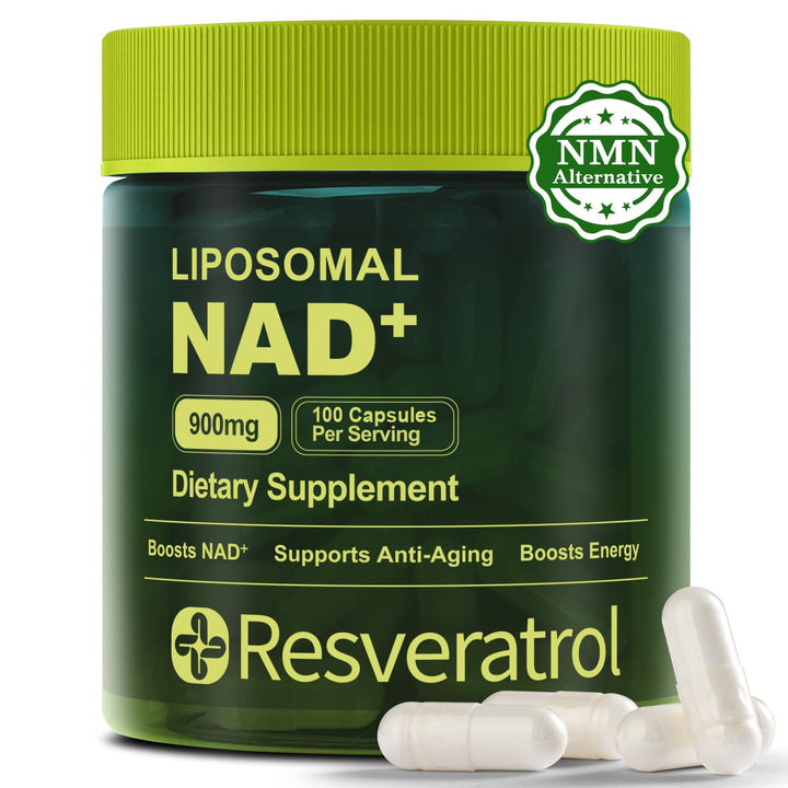 BOSNETHUINH NAD+ bottle label shows formula and purity for trust.