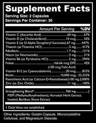 Bossman Boss Booster capsules closeup highlighting natural ingredients.