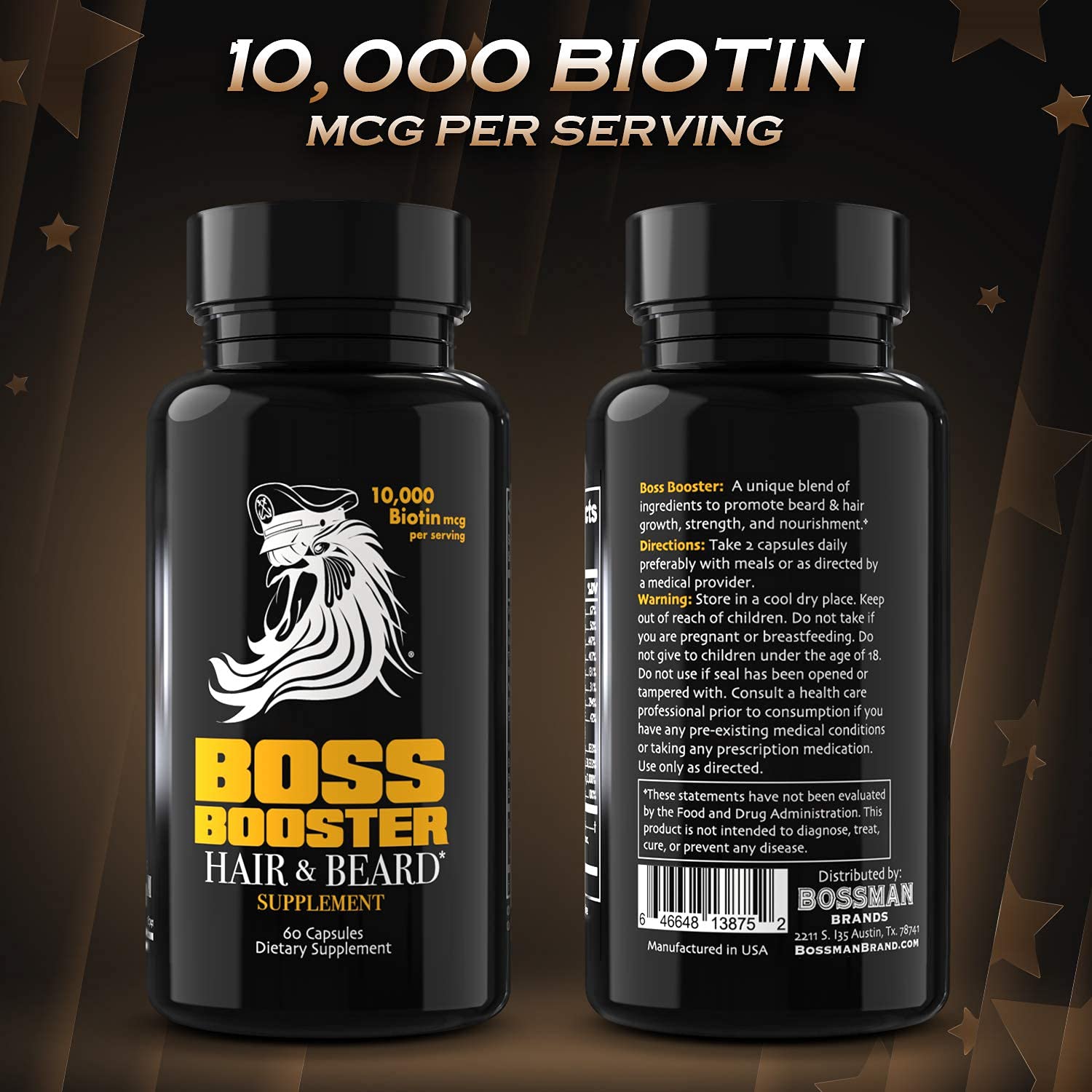 Bossman Boss Booster made in USA stamp on packaging.