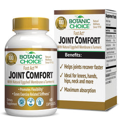 Botanic Choice Fast Act Joint Comfort bottle for daily joint support