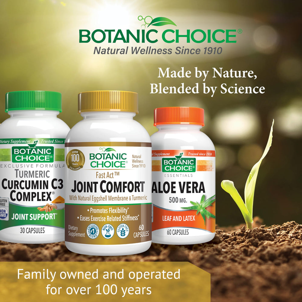 Botanic Choice Fast Act quality assurance seal emphasizing safety standards