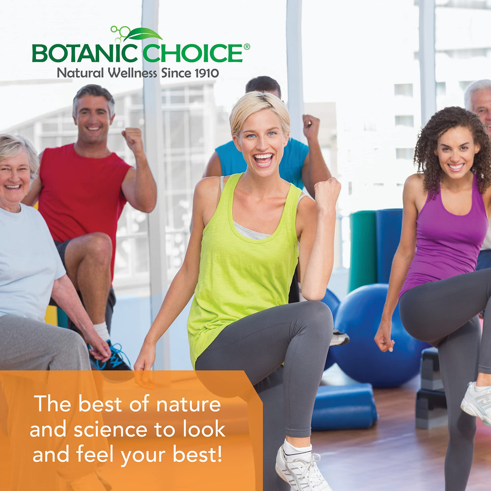 Botanic Choice Premium Turmeric jar with spoon conveys a convenient daily routine.