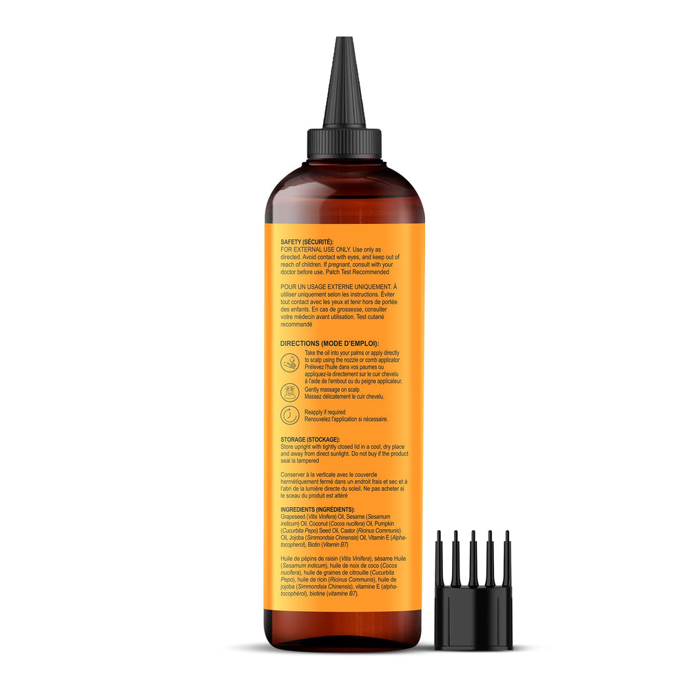 All hair types usage shot showing versatile Botanic Hearth care routine