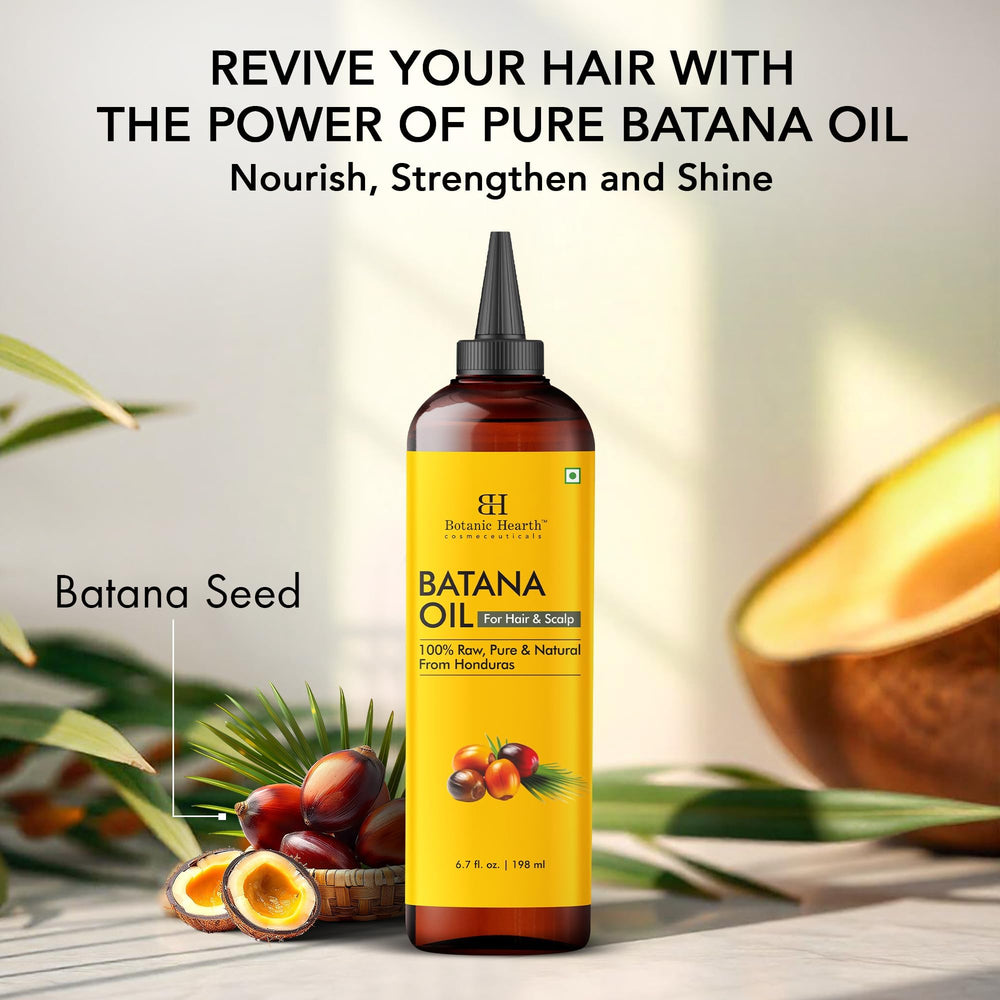 Lightweight Batana Oil absorption conveys non-greasy hydration.