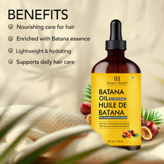 Close-up of Botanic Hearth Batana Oil texture for nourishment.