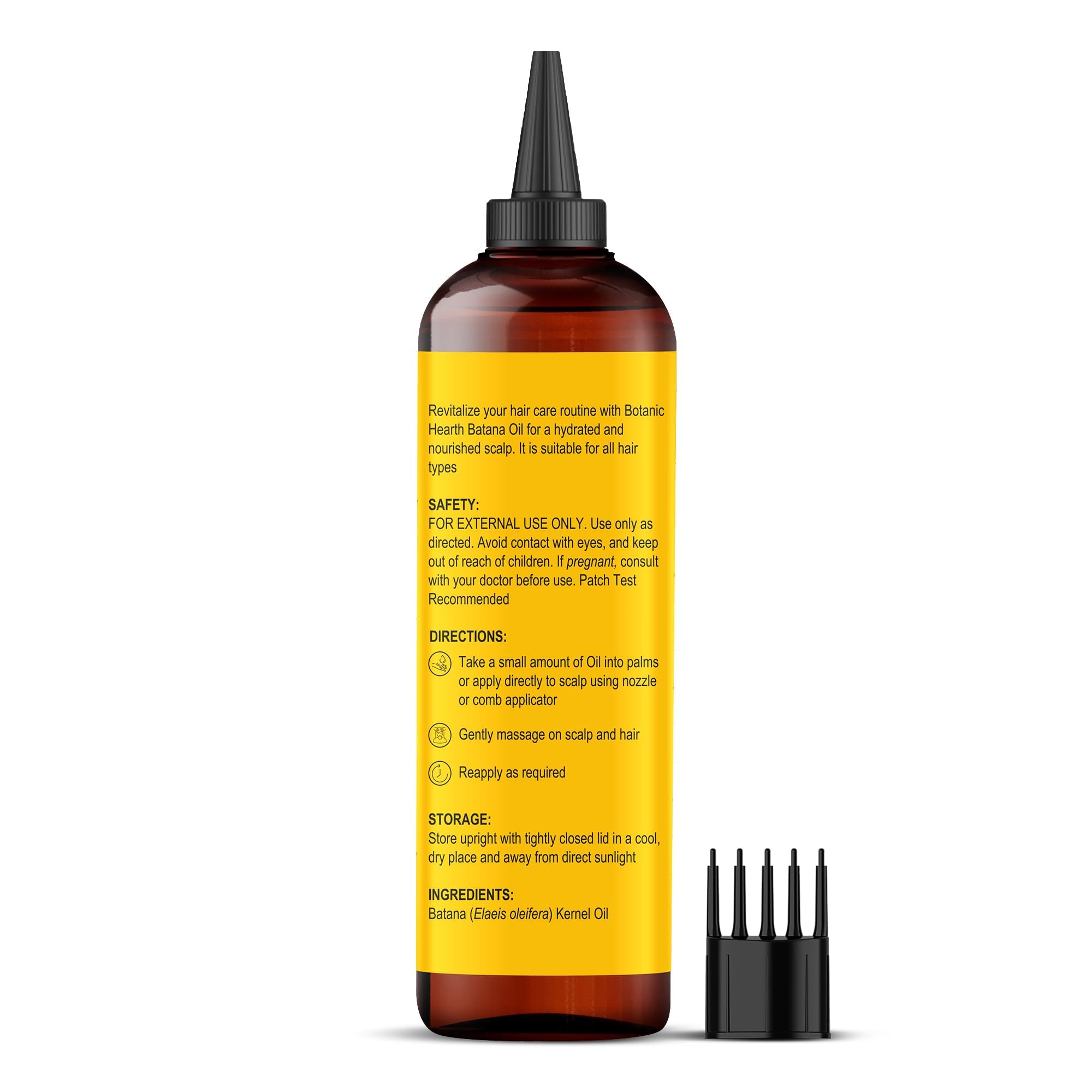 Honduras origin Batana Oil emphasizes natural, pure ingredients.