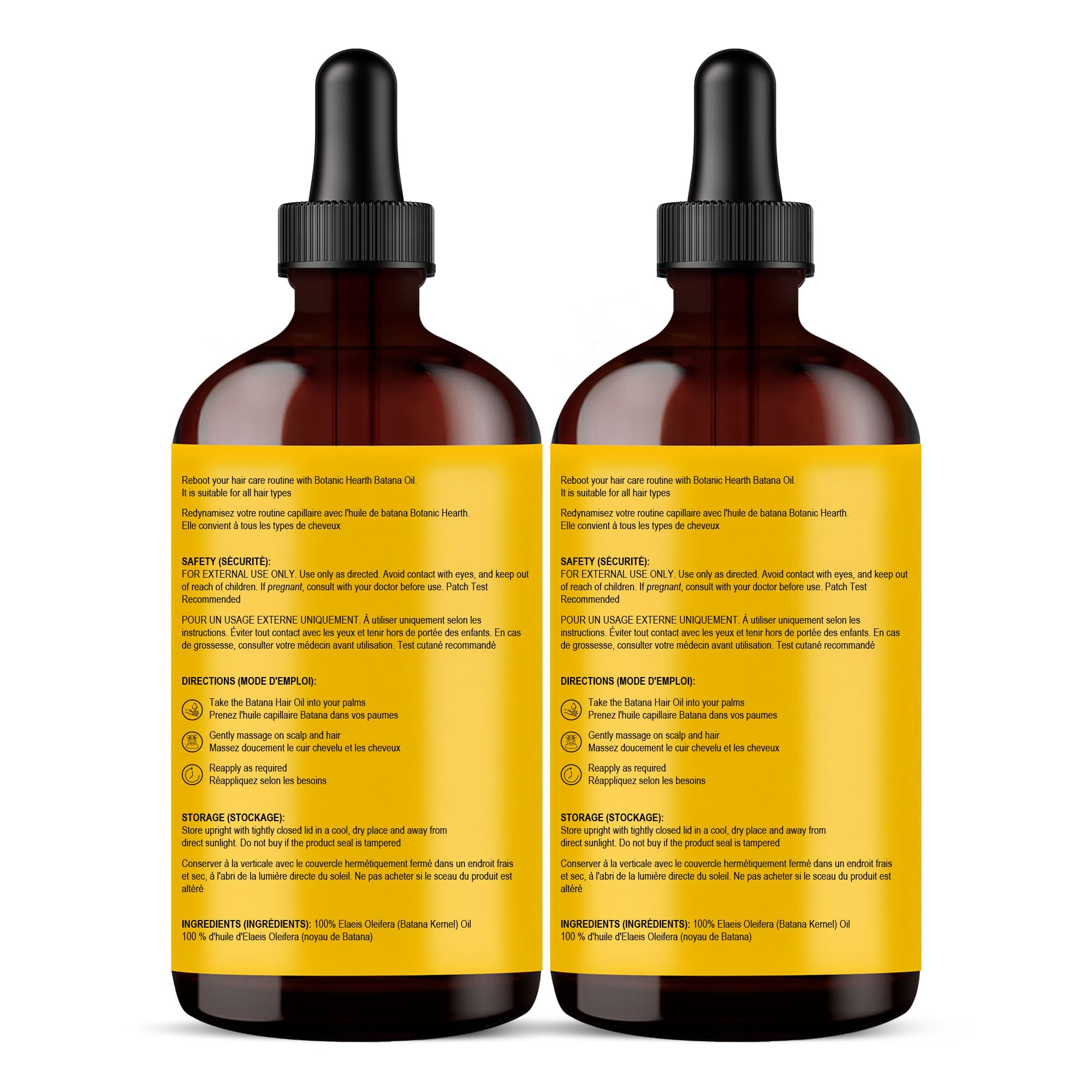 Batana Oil smoothing frizz on hair for a polished look.