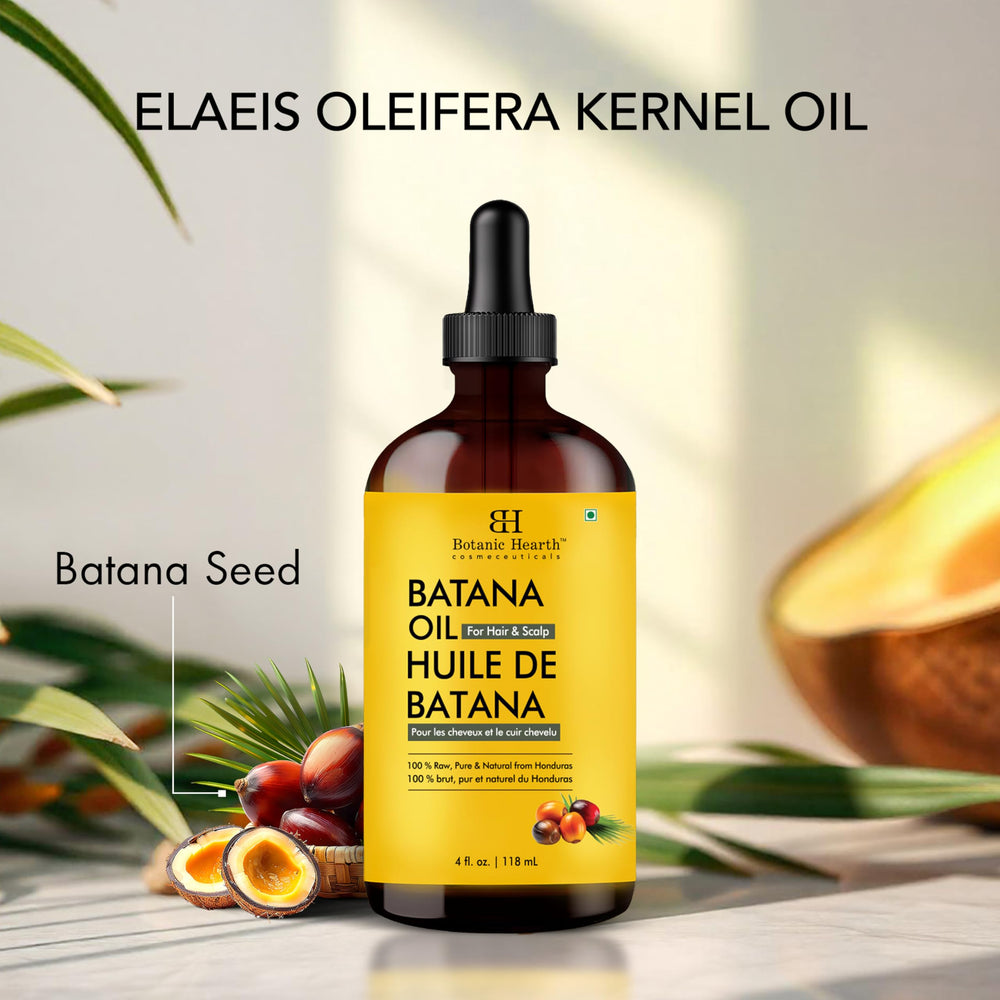 Botanic Hearth Batana Oil applied to skin for hydration and softness.