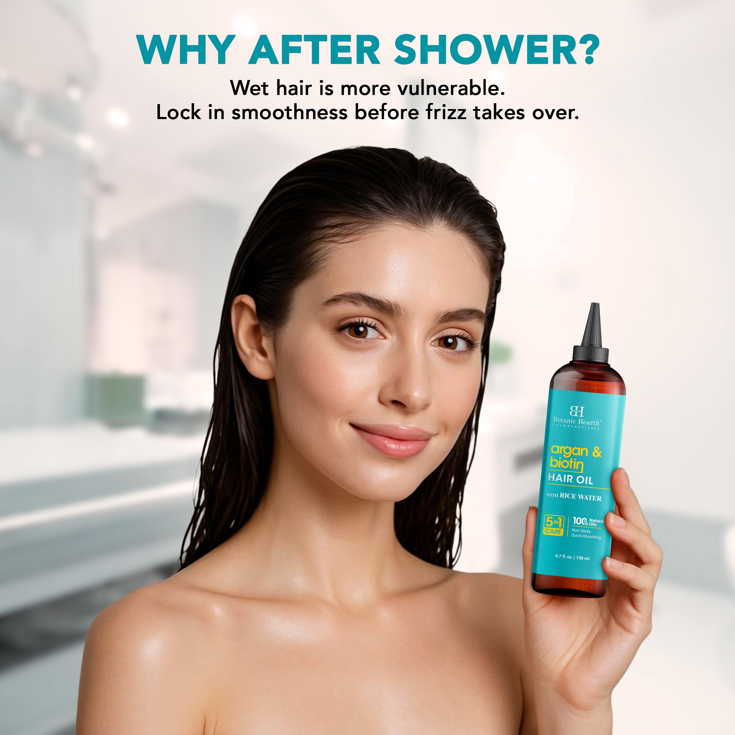 Botanic Hearth Cruelty-free hair oil packaging supports clean beauty