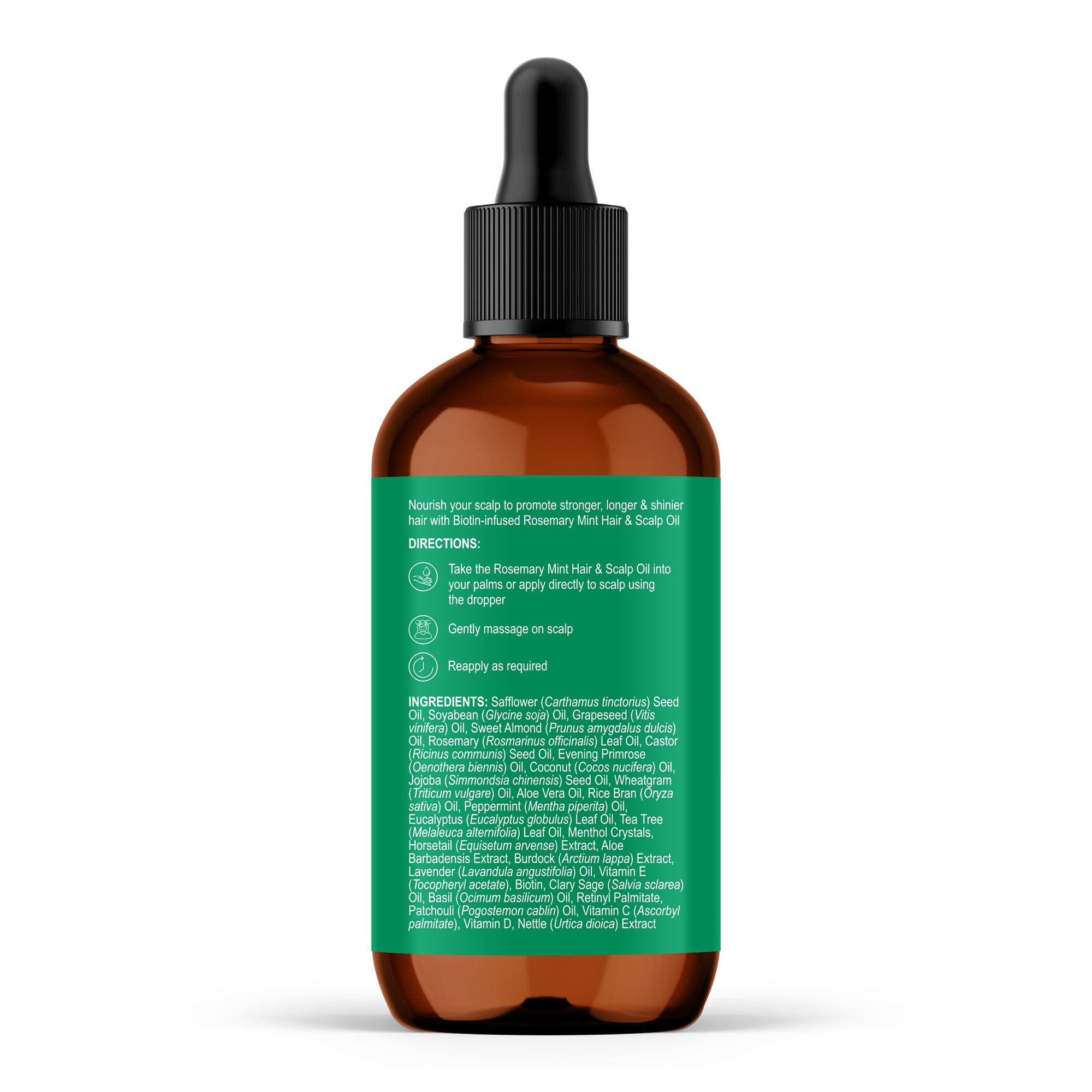 Botanic Hearth leave-in hair oil on damp hair for lightweight conditioning