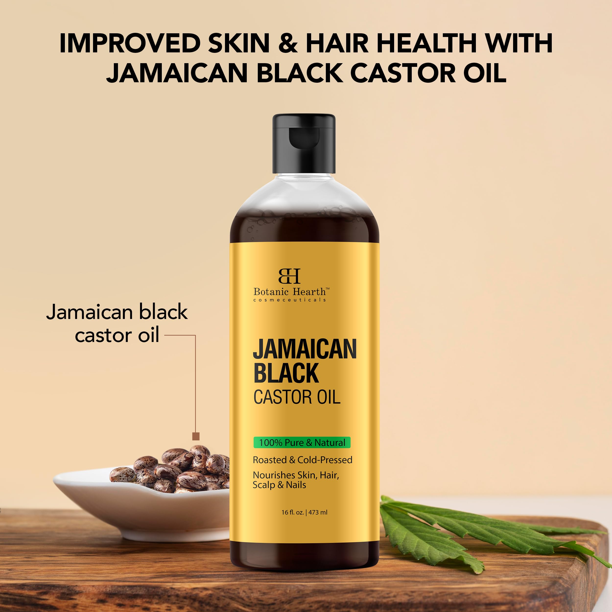 Botanic Hearth Massage Oil in a cozy spa setup inviting calm.