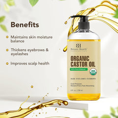 Botanic Hearth Massage Oil pump enables easy, controlled application.
