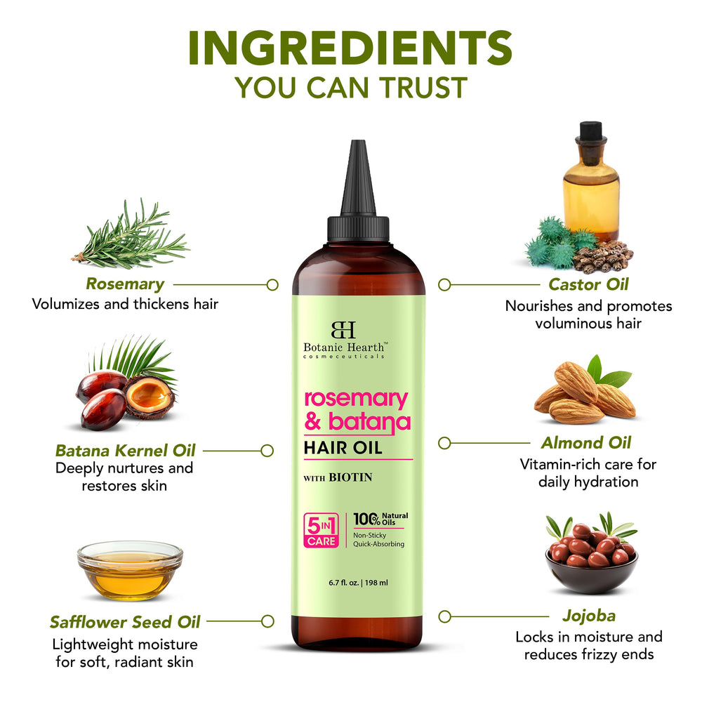 Botanic Hearth hair oil comb aids smooth detangling during application
