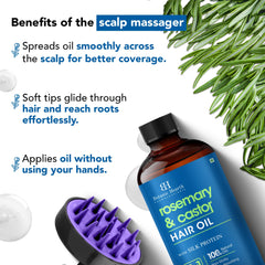 Botanic Hearth oil dropper helps precise, mess-free scalp application.