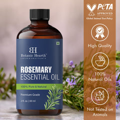 Botanic Hearth Rosemary Oil for diffuser fills spaces with herbal, refreshing scent