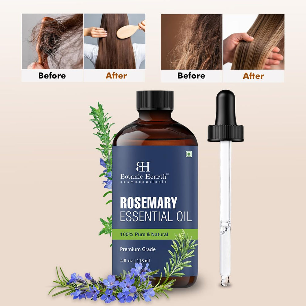 Botanic Hearth Rosemary Oil supports hair care routines and scalp care