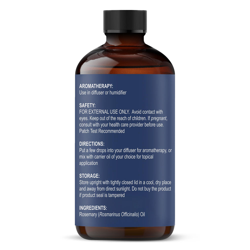 Botanic Hearth Rosemary Oil lab-tested quality assurance on label